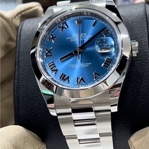 Rolex Datejust II - 116300 - Blue Azzurro - Full Set - box & papers - 41mm - Picture 1 of 12